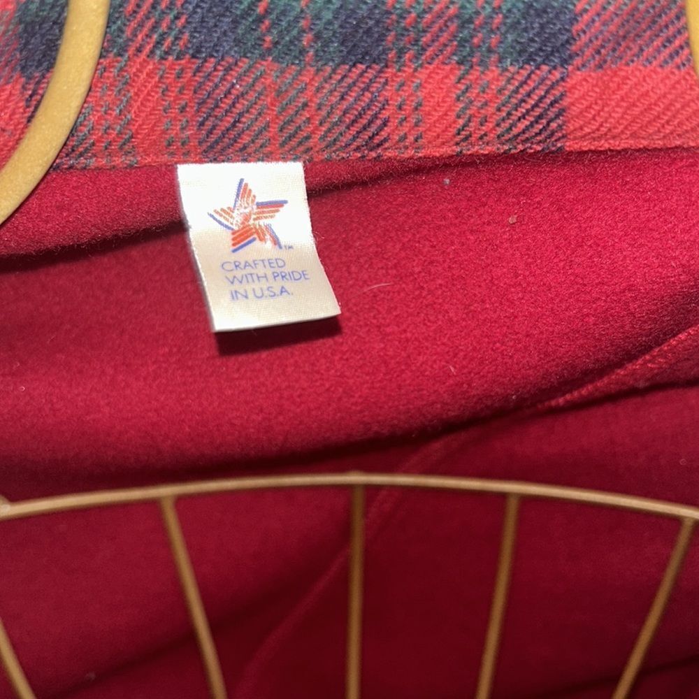 Vintage Burgundy Women's bomber jacket - Picture 5 of 7